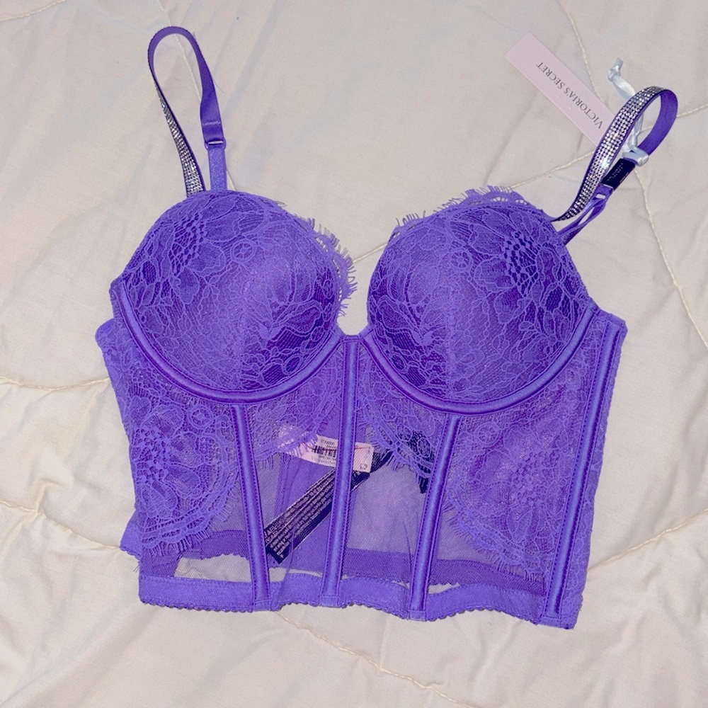 Lacey Lavender Bustier